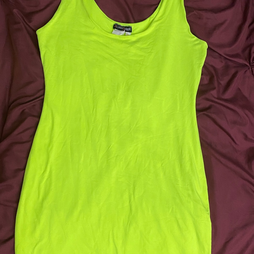Neon Tank Dress